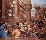 Nicolas Poussin Canvas Paintings - Adoration of the Magi